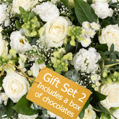 Gift Set 2 - Florist Choice Hand-Tied and Chocolates 