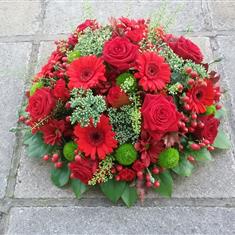  Posy in Red &amp; Green 