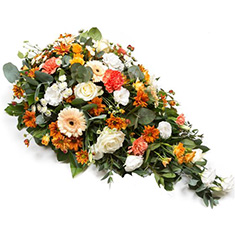Single Ended Spray in Orange &amp; White