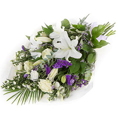  Sheaf in White with touch of Purple