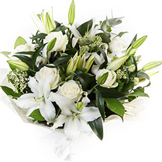 White Lilies &amp; Roses